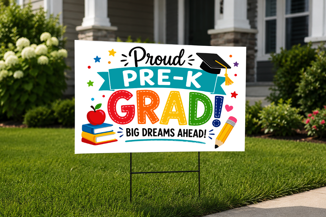 Proud Grad Yard Sign