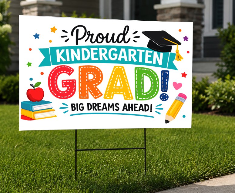 Proud Grad Yard Sign